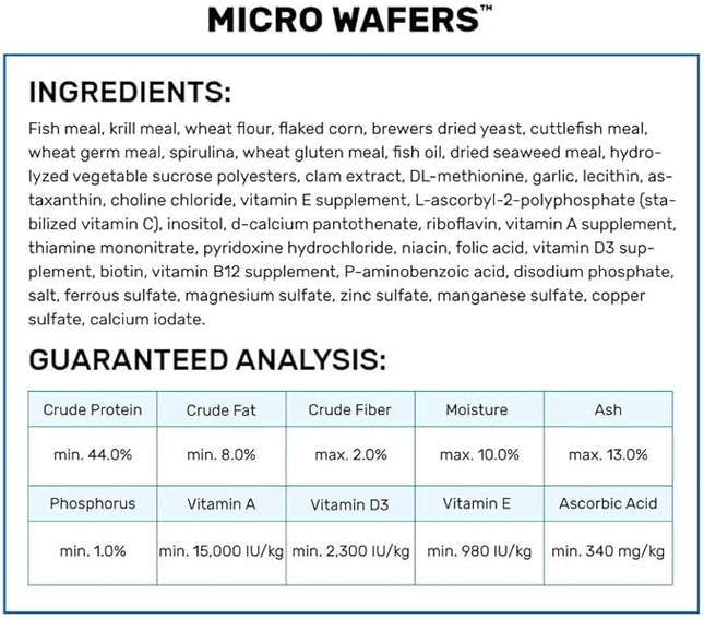 Hikari Micro Wafers Fish Food, 1.58-Ounce