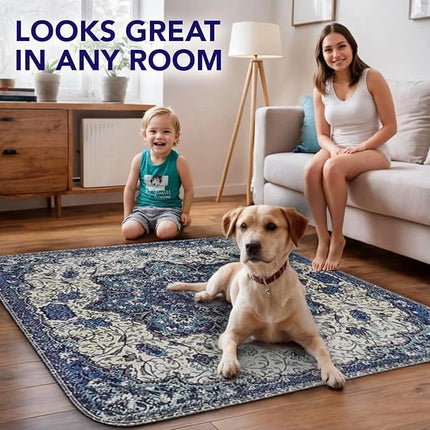 PUPIBOO Washable Pee Pads for Dogs & Cats - Super Absorbent Reusable Puppy Training Pads - 100% Waterproof, Leak-Proof, Non-Slip Pet Pads for Housebreaking, Whelping & Indoor Floor Protection