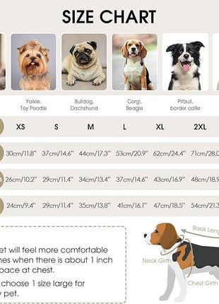 Queenmore XXL Dog Sweater, Large Dog Sweaters for Male Dogs, Turtleneck Plaid Kintsweaters for Large Breeds, Cold Weather Pullover Pet Clothes, Apricot 2XL