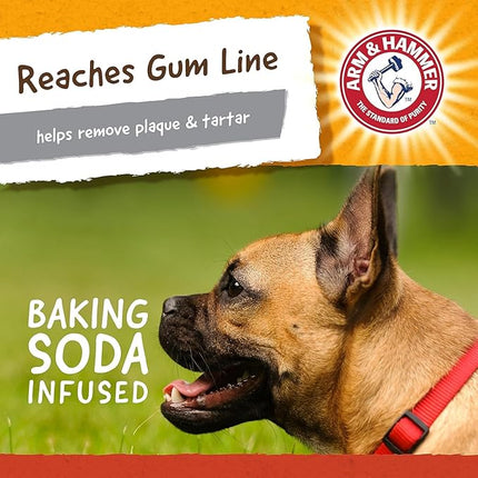 Arm & Hammer for Pets Super Treadz Mini Gorilla Dental Chew Toy for Dogs - Dog Dental Chew Toys - Reduce Plaque & Tartar Buildup Without Brushing - for Dogs up to 25 Lbs (Pack of 3)