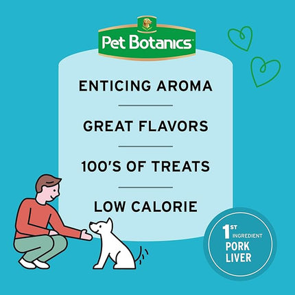 Pet Botanics 4 oz. Pouch Training Rewards Puppy Bites Soft & Chewy, Peanut Butter Flavor, with 200 Treats Per Bag, The Choice of Top Trainers
