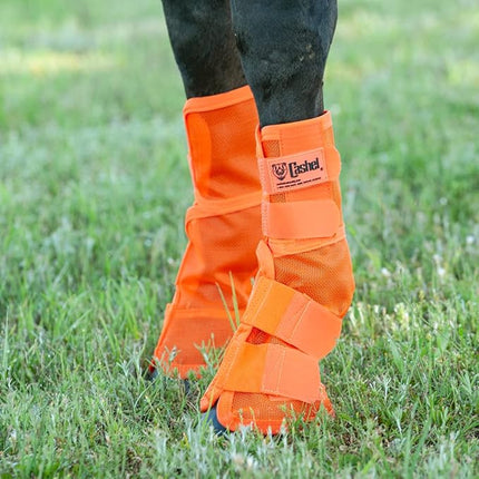 Cashel Crusader Horse Fly Leg Guards Small Horse/Arab Orange