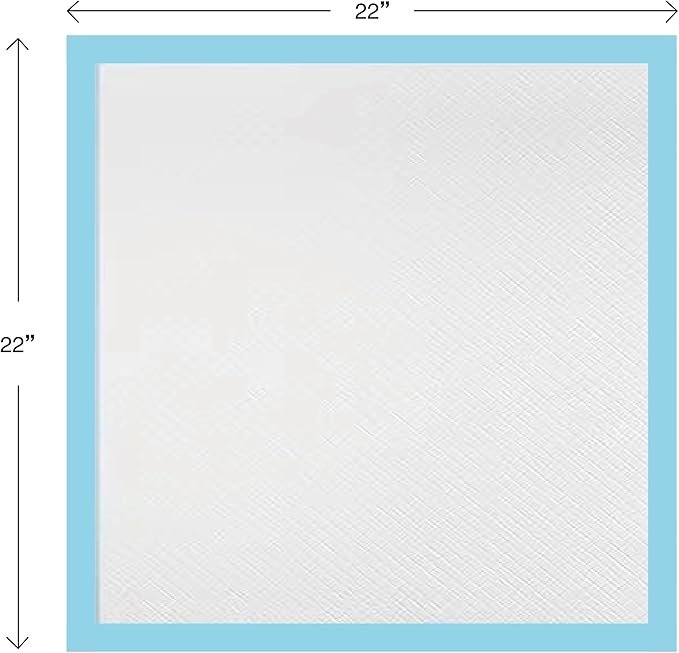 22x22 Dog Pee Pads 40 Count, Charcoal Puppy Training Pads, Super Absorbent 6-Layer Leak-Proof for Dogs, Fast-Drying, Potty and Floor Protection