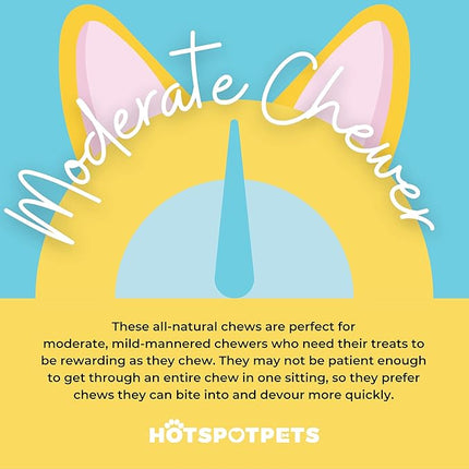 hotspot pets 10 Pack - 6-7 Inch Certified Facility Rawhide Dog Chews - from Grass Fed Brazilian Cows - Promotes Tooth Health and Good Behavior (10 Pack)