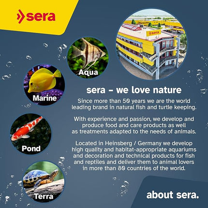 sera Marine Granules Nature Staple Food 3.5oz | for Saltwater Fish | Free of Dyes and Preservative | with Marine Algae, Spirulina & Krill | Ideal for Mid-Water & Bottom Feeders