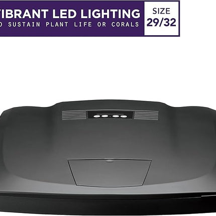 Coralife BioCube LED Aquarium Fish Tank Replacement Lid Canopy, 29/32 Gallon