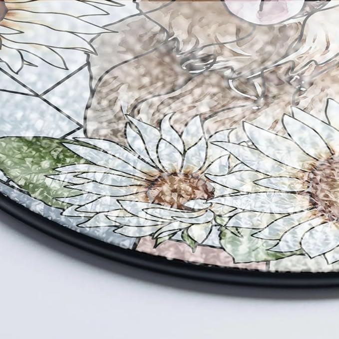 Custom Dog Portrait Stained Glass Light Catcher, Pet Memorial Stained Glass Photo Light Catcher, Staineds Glass Dog Memorial, Loss of Dogs Sympathy Gift Personalized, Pet Loss Gift /4