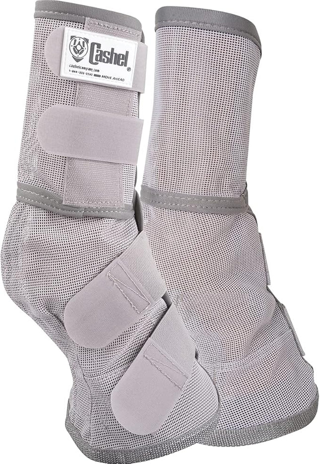 Cashel Crusader Horse Leg Guard Fly Boots 3, Grey, Warmblood, (CASC-LG3)