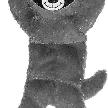 Jalousie 5 Pack 12'' Dog Toys Assortment - Plush Squeaky Toys for Medium to Large Breeds - Raccoon, Elk, Hippo, Fox, Sloth