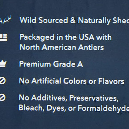 Amazon Brand – Wag Split Elk Antler, Naturally Shed, Small (Best for Dogs under 15 lbs)