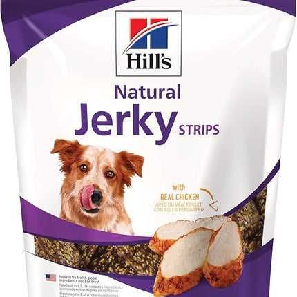 Hill's Natural Jerky Strips, All Life Stages, Great Taste, Dog Treats, Chicken, 7.1 oz Bag