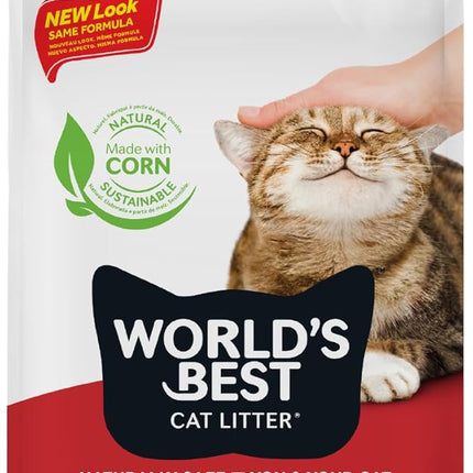 World's Best Cat Litter Cat Scoopable Multiple Cat Clumping Formula, 14-Pound Bag