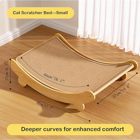 Cat Scratchers for Indoor Cats Scratch Pad Sisal Cat Hammock Bed Scratching Post Board Cat Chair Furniture Lounge Small