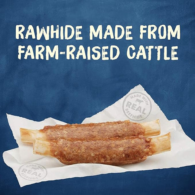 Busy Purina Busy Small/Medium Breed Dog Rawhide Treat, Rib Hide - 12 ct. Pouch