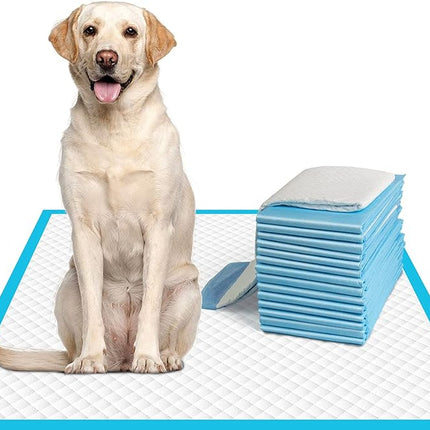 IMMCUTE Dog Pee Pads Extra Large 28"x34", X-Large Training Puppy Pee Pads Super Absorbent & Leak-Proof, XL Disposable Pet Piddle Pad and Potty Pads for Dogs, Puppies, Doggie (18 Count)