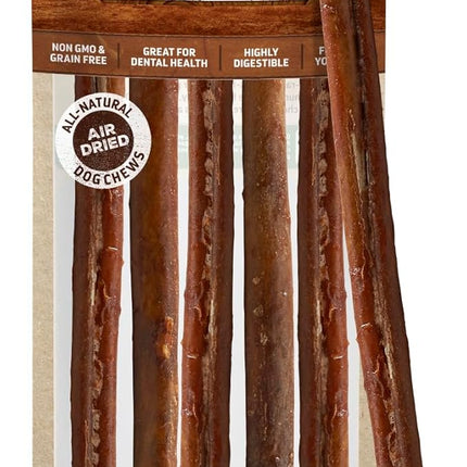 Natural Farm Bully Coated Gourmet Collagen Sticks (12 Inch, 5 Pack), Real Bully Beef Coated, 95% Natural Collagen, Supports Healthy Joints, Skin & Coat - Best for Small & Medium Dogs