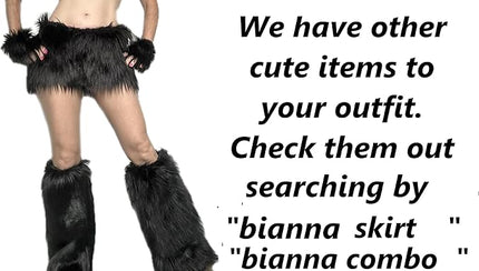 Bianna Creations Long Faux Fur Animal Luxury Tail, Cosplay Fursuit Fursona,Costume Dress Up Pet Play Furry Accessory (20", White)