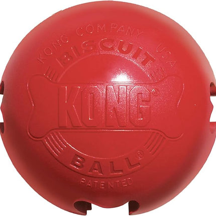 KONG - Biscuit Ball - Durable Rubber, Treat Dispensing Toy - for Large Dogs