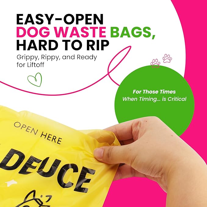 Dog Poop Bags 120 Count – Extra Thick, Leakproof & Easy Open | Plant-Based PLA + PBAT, Unscented, Fits All Dispensers – Funny Hey Stinky Designs