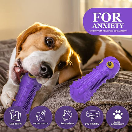 Dog Squeaky Toys for Aggressive Chewers, Durable Chew Toys for Large Medium Breed Dog, Dog Toys, Tough Durable Dogs Toys with Natural Rubber