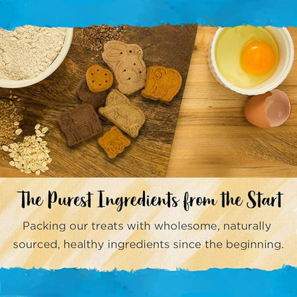 Blue Dog Bakery Natural Dog Treats, Assorted Flavors, 18oz | More Crunch | Large Size | Pack of 2