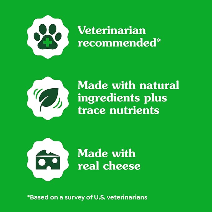 Greenies Pill Pockets for Dogs Large Size, Soft Dog Treats, Cheese Flavor, 15.8 oz. Pouch (60 Treats)