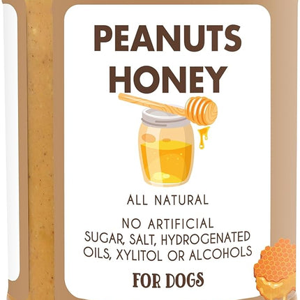 BUDDY BUDDER, Ruff Ruff Raw, Natural Dog Peanut Butter, Dog TreatMade in USA, (17 oz Jars)