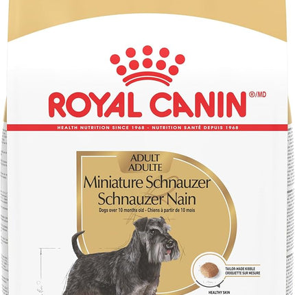 Royal Canin Breed Health Nutrition Miniature Schnauzer Adult Dry Dog Food, 10 lb Bag