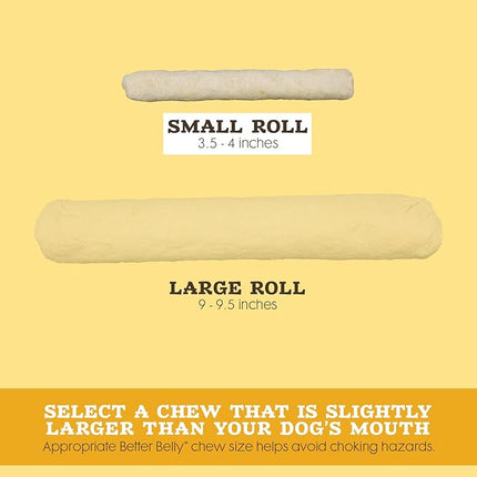 Better Belly Highly Digestible Rawhide Dental Chews, Treat Your Dog to a Chew with NO Artificial Colors or Flavors (Pack of 2)