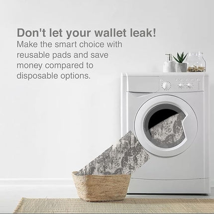 PUPIBOO Washable Pee Pads for Dogs and Cats - Super Absorbent Reusable Puppy Training Pads - 100% Waterproof, Leak-Proof & Non-Slip Whelping Pads for Pet Housebreaking