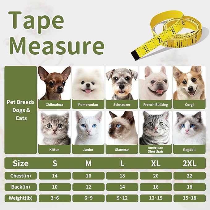 Waffle Knit Cat & Dog T Shirt for Small Dogs, Stretchable Puppy Shirt for Sphynx Cats & Small Breeds, Pet Clothes | Breathable Summer/Winter Apparel for Newborn(Green XLarge)