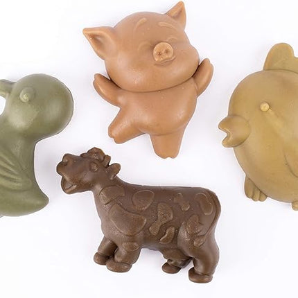 DreamBone Farm Animal Chews, Rawhide Free Dog Chews Made with Real Meat and Vegetables, 6 Count