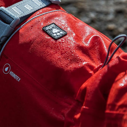 Hurtta Monsoon Coat ECO, Dog Raincoat, Rosehip, 20 in