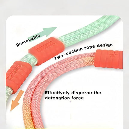 Hands Free Dog Leash with Handle - Padded Waist Belt for Pulling Control, Rotating Clip, 4.5FT for Large Dogs Walking Running Training -Medium Small Dogs Compatible (Yellow-Orange)