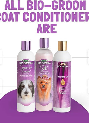 Bio-Groom Silk Creme Rinse Dog Conditioner - Conditioner for Dogs, Puppy Conditioner, Dog Conditioner Detangler, Dog Hair Conditioner - 32 Fl Oz 1-Pack