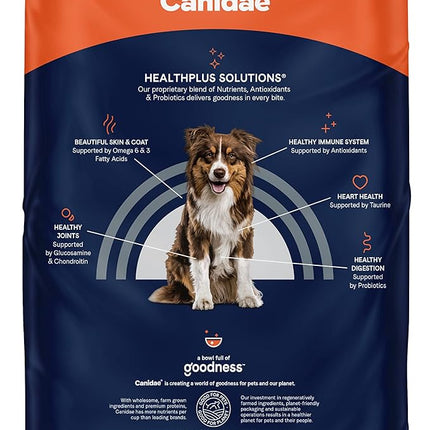 Canidae Pure Limited Ingredient Premium Adult Dry Dog Food, Real Duck & Sweet Potato Recipe, 24 lbs, Grain Free