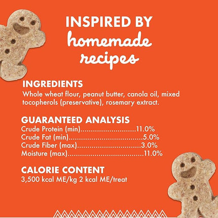 Buddy Biscuits 8 oz Box of Teeny Crunchy Dog Treats Made with Natural Peanut Butter