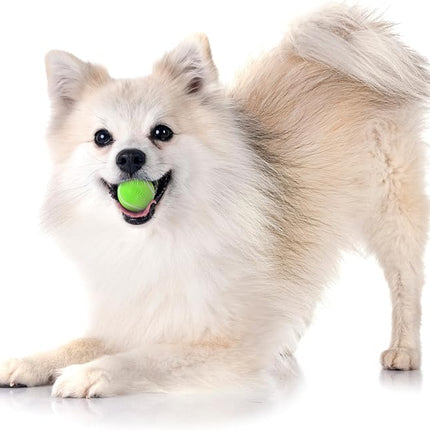 Playology Dog Toys | Squeaky Chew Ball - Bouncy Durable Floating Fetch Ball for Dogs, Value 3-Pack | Small Sweet Potato Scented Toy - Easy to Clean and Made from Non Toxic Materials