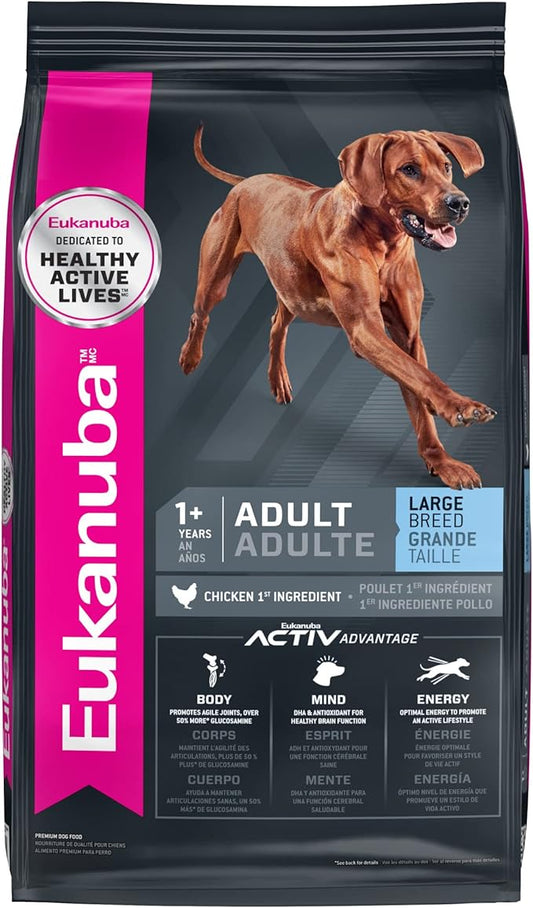 EUKANUBA Adult Large Breed Dry Dog Food, 40 lb Bag