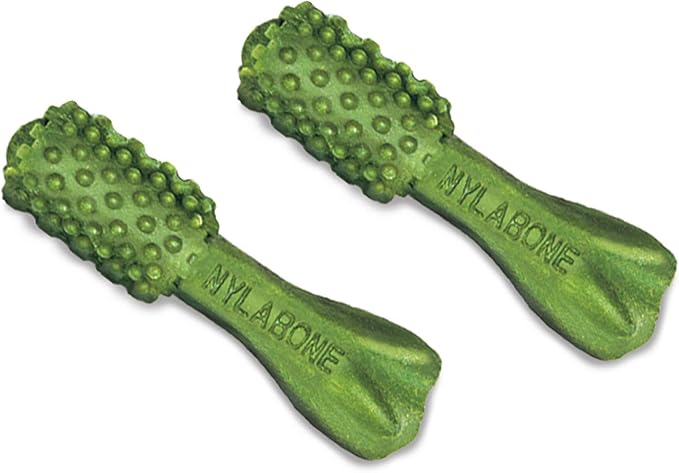 Nylabone Nutri Dent Natural Dental Chews for Dogs, Limited Ingredient Dog Treats Made in the USA, Clean Teeth & Fresh Breath, Healthy Dog Chews, Fresh Breath Flavor, For X-Small Dogs, (78 Count)