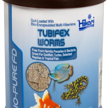 Hikari Bio-Pure Freeze Dried Tubifex Worms for Pets, 0.78-Ounce
