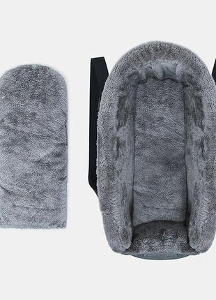 Car Seat Booster for Small Dogs and Cats – Portable Pet Travel Bag Under 30lbs, Washable Car Seat with Safety Belt and Storage Pockets (Grey)