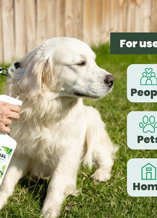 Cedarcide Original & Tickshield Family Pack | Natural Cedar & Lemongrass Oil Bug Spray | Eco-Friendly, Family-Safe Flea & Tick Repellent | Pack of 4, 1oz Spritzers