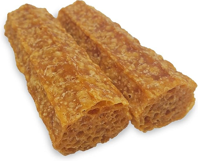 Himalayan Dog Chew Happy Teeth Yak Cheese, Soft Dog Chews, 100% Natural Soft Density Dental Treats, Gluten Free, Safe Treats for Oral Health, Lactose & Grain Free, Protein Rich, Bacon, 2 Count