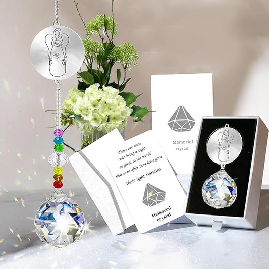 Dog Memorial Gifts for Loss of Dog, Pet Sympathy Gifts Crystal Window Suncatcher,Bereavement Memorial SunCatcher,Remembrance Pet Passing Away Loss(B)