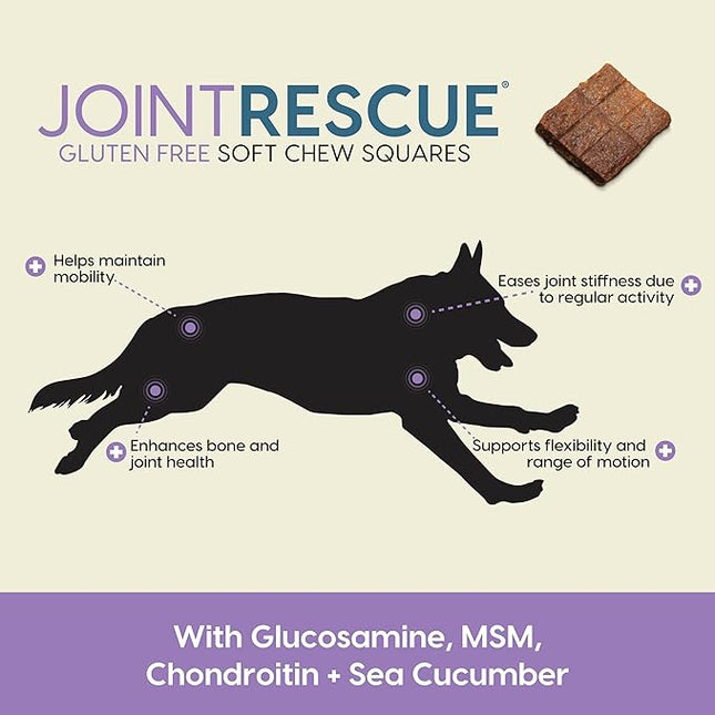 ARK NATURALS Sea Mobility Joint Rescue Dog Treats, Venison Flavor, Joint Supplement with Glucosamine & Chondroitin, 1 Pack, 20003