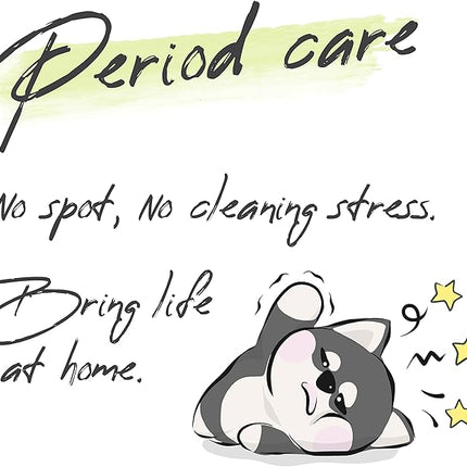 WICKEDPUP Dog Diaper Liners Booster Pads for Male and Female Dogs, 100ct | Disposable Diaper Inserts fit Most Reusable Pet Belly Bands, Wraps, and Washable Period Panties (X-Large (100 Count))