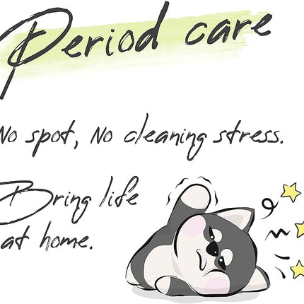 WICKEDPUP Dog Diaper Liners Booster Pads for Male and Female Dogs, 100ct | Disposable Diaper Inserts fit Most Reusable Pet Belly Bands, Wraps, and Washable Period Panties