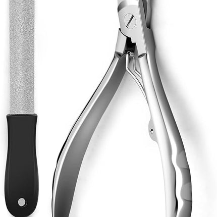 Gobeigo Upgrade Wide Open Dog Nail Clippers for Large Dogs Cut Like Butter, Heavy Duty Dog Nail Trimmer Full Metal Razor Sharp Professional for All Dogs Cats with Thick Toenail