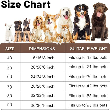 Dog Calming Beds for Small Medium Large Dogs - Round Donut Washable Dog Bed, Anti-Slip Faux Fur Fluffy Donut Cuddler Anxiety Cat Bed(28" Khaki